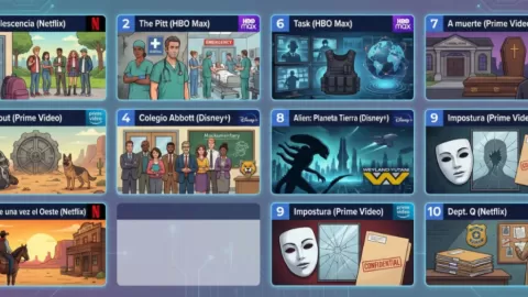 ¡IMPERDIBLES 2025! Las 10 Series de Netflix, HBO, Disney+ y Prime Video Que Debes Ver Ahora (De Mejor a Peor)
