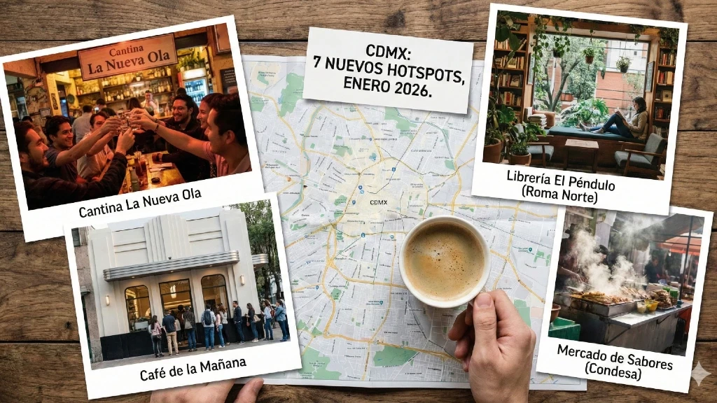 CDMX Inicia 2026: Descubre los 7 Nuevos Hotspots que Transformarán tu Enero – Guía Exclusiva de Librerías, Cantinas y Cafeterías Imperdibles