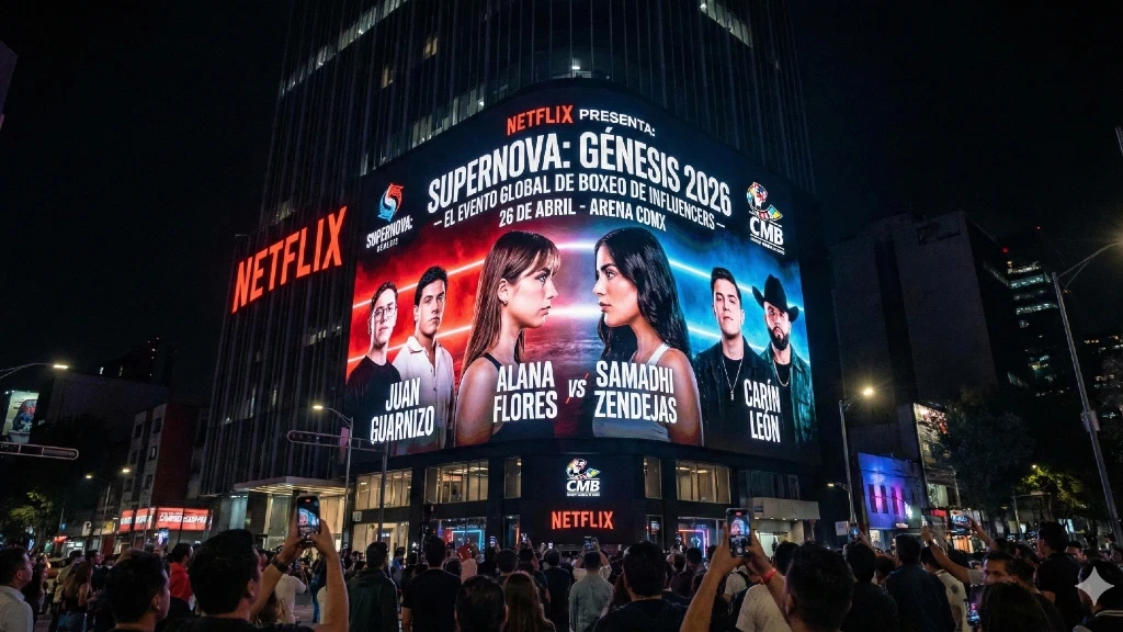 ¡Histórico! 'Supernova: Génesis 2026' con Influencers de Boxeo Llega a Netflix Globalmente: Un Fenómeno Desde México que Redefine el Entretenimiento