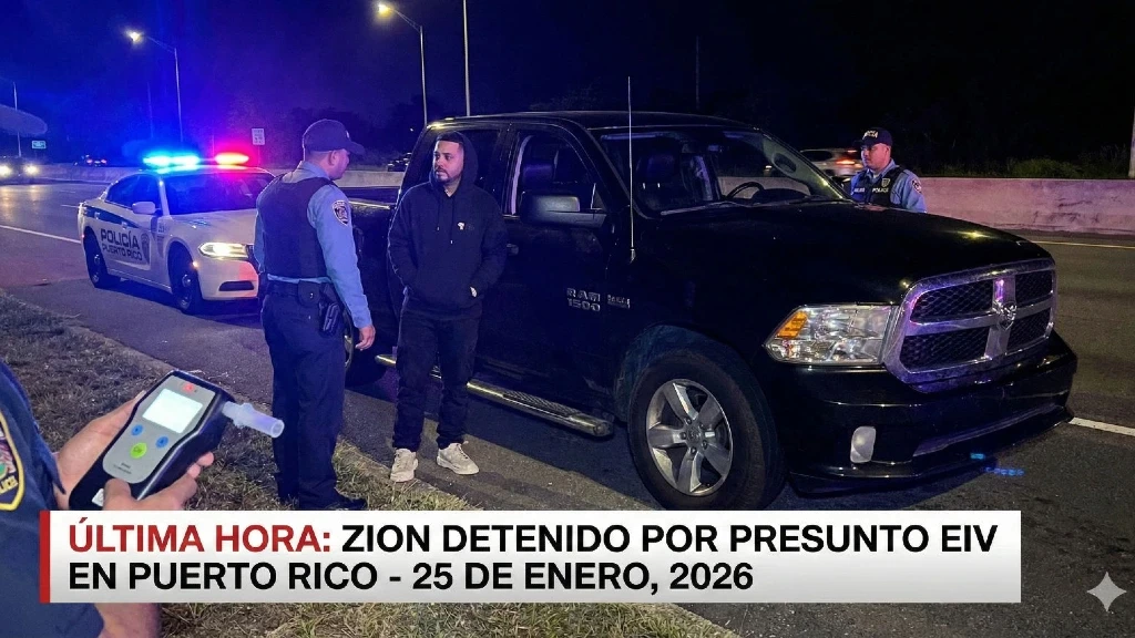 ¡Escándalo en el Reggaetón! Zion Detenido en Puerto Rico por Conducir Ebrio con Nivel de Alcohol Alarmante
