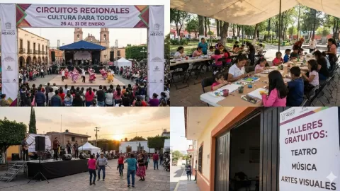 Edomex Despliega Cultura Gratis: 'Circuitos Regionales' Impulsan Arte Local del 26 al 31 de Enero