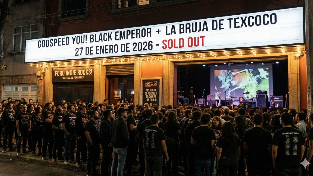 Godspeed You! Black Emperor y La Bruja de Texcoco: Una Noche Inolvidable de Post-Rock y Vanguardia en el Foro Indie Rocks! de CDMX Hoy, 27 de Enero de 2026