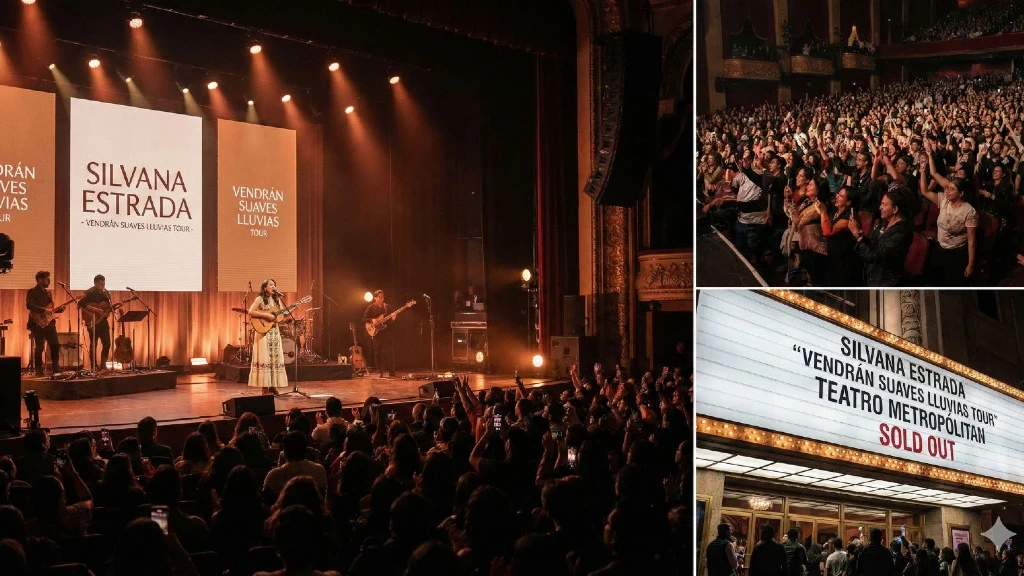 Silvana Estrada Conquista el Teatro Metropólitan con 'Vendrán Suaves Lluvias': Una Residencia Agotada que Marca su Consolidación en CDMX