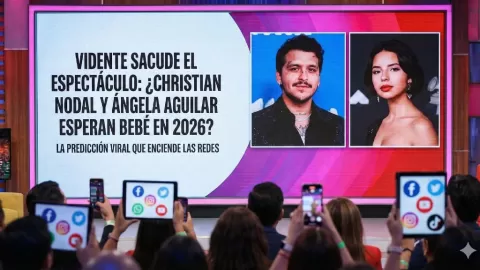 Vidente Sacude el Espectáculo: ¿Christian Nodal y Ángela Aguilar Esperan Bebé en 2026? La Predicción Viral que Enciende las Redes