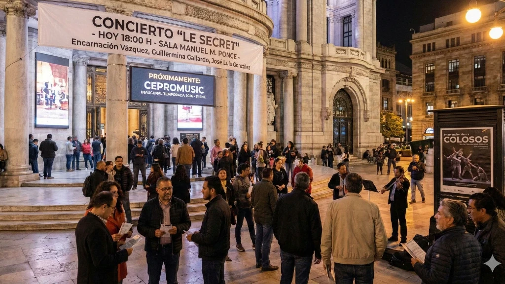 Bellas Artes Despliega su Magia: 'Le Secret' Ilumina Hoy el Escenario y CEPROMUSIC 2026 Anuncia un Inicio Estelar en México