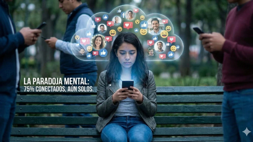 La 'Paradoja Mental' en México: ¿Conexión Digital o Aislamiento Real? Desentrañando el Impacto en la Salud Mental de Millones