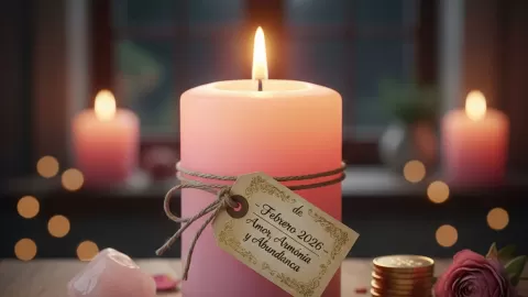 Veladora Rosa: ¿El Color de la Abundancia para Febrero de 2026? Descubre su Significado y Vibras Positivas