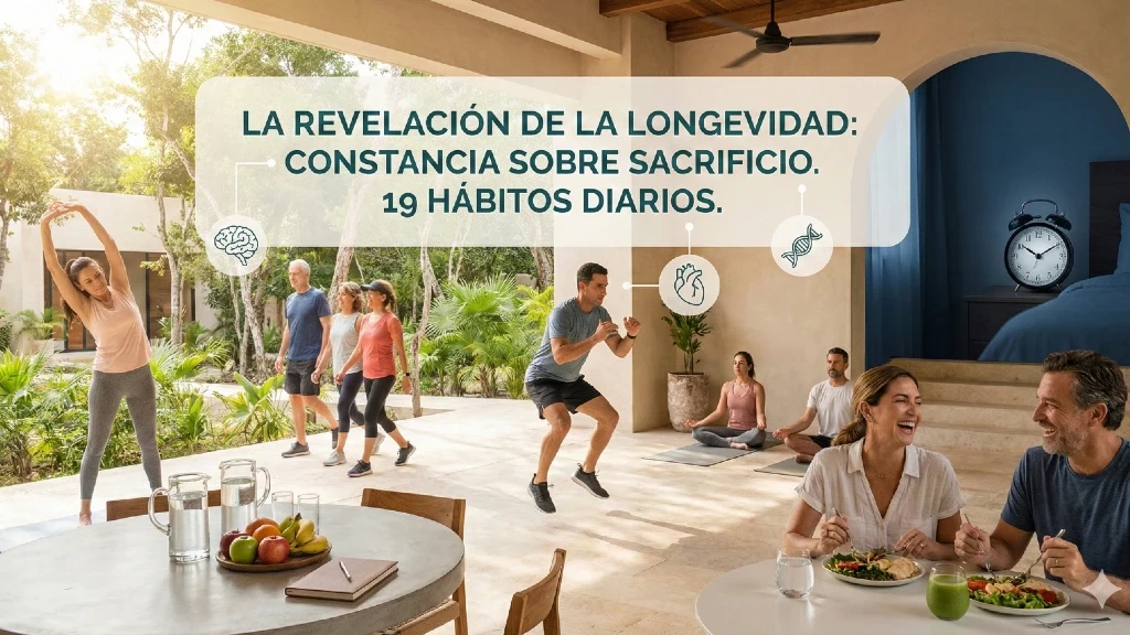 Revelado: Los 19 Hábitos Diarios que Potencian tu Longevidad y Calidad de Vida, Según la Élite Científica Mundial