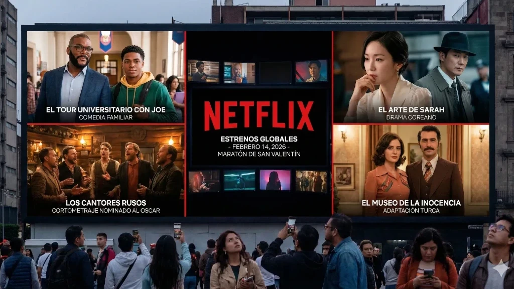 Maratón Netflix: Cuatro Estrenos Internacionales Imperdibles para el Fin de Semana del 14 de Febrero de 2026