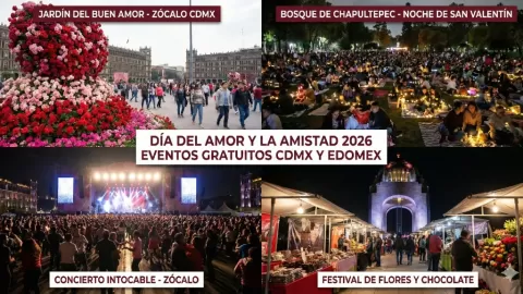 ¡Celebra el Amor y la Amistad sin Gastar! Descubre los Planes Gratuitos Imperdibles en CDMX y Edomex para San Valentín 2026