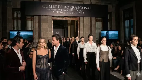 La fiebre victoriana conquista 2026: 'Cumbres Borrascosas' y el corsé redefinirán la moda global