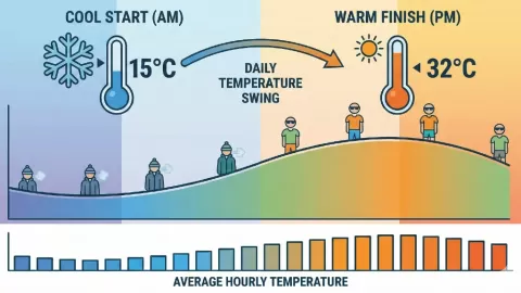 Sinaloa Enfrenta un Impactante 'Febrero Indeciso': Del Amanecer Gélido a Tardes de Extremo Calor, un Fenómeno que Marca el Día a Día