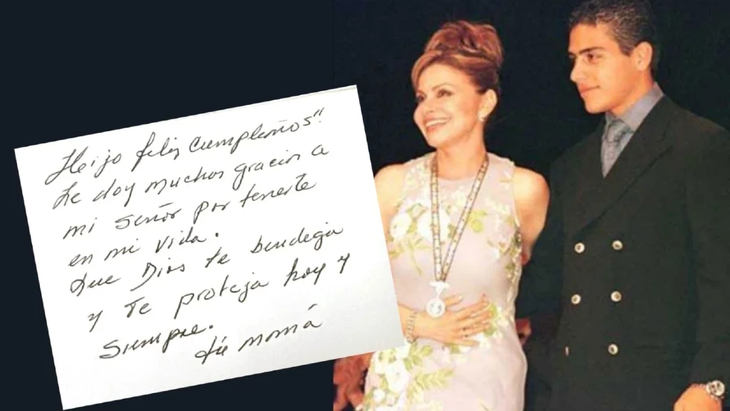 María Sorté Conmueve Redes con Emotivo Mensaje de Cumpleaños a su Hijo Omar García Harfuch: Un Gesto Viral que Resalta el Vínculo Familiar