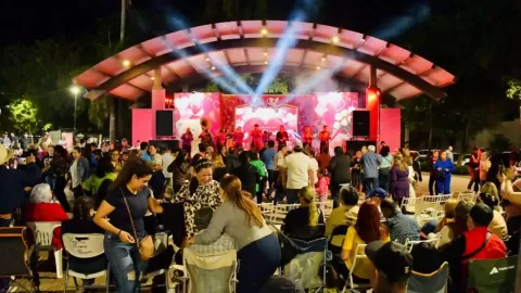 Éxito Musical en Guamúchil: Banda de la Tercera Región Militar Deleita a Cientos de Familias en la Plazuela Pedro Infante