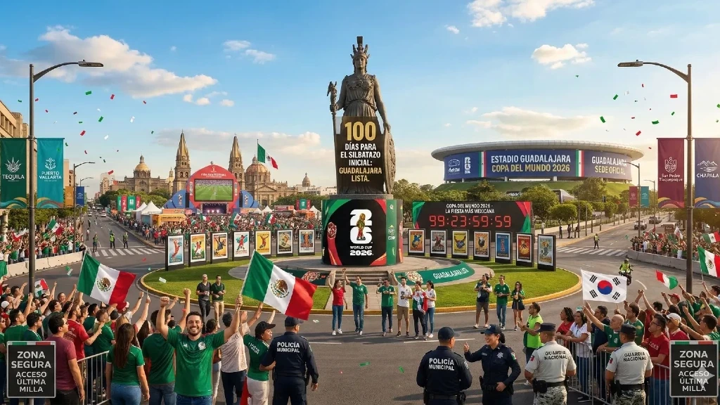 Guadalajara en la cuenta regresiva: a 100 días, la Perla Tapatía promete la 'Fiesta Más Mexicana' del Mundial 2026