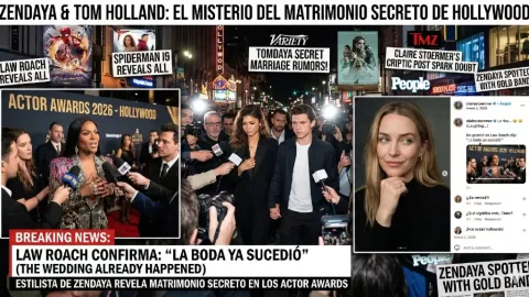¡BOMBA EN HOLLYWOOD! ¿Zendaya y Tom Holland Se Casaron en Secreto? El Estilista Confirma y la Madre Genera Más Incertidumbre