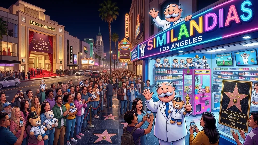 Dr. Simi Conquista Hollywood: Similandia se Vuelve Fenómeno Viral a Pasos de los Óscar